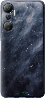 Силиконовый чехол Голубые облака, Голубая луна для Infinix Hot 20 - 6398u-2966 изображение 