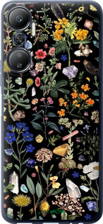 Силиконовый чехол С цветами для Infinix Hot 20 - 6422u-2966 изображение 