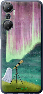 Силиконовый чехол Привидение и звезды для Infinix Hot 20 - 6443u-2966 изображение 