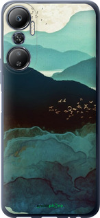 Силіконовий чехол Із зображенням гір Індіго для Infinix Hot 20 - 6484u-2966 изображение 