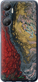 Силиконовый чехол С изображением абстрактной живописи для Infinix Hot 20 - 6530u-2966 изображение 