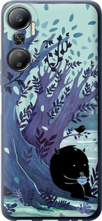 Силиконовый чехол Арт принт Тихое место чая для Infinix Hot 20 - 6544u-2966 изображение 