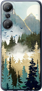 Силиконовый чехол С изображением лесного пейзажа для Infinix Hot 20 - 6548u-2966 изображение 