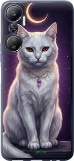 Силіконовий чехол Mystic White Cat Gothic Dark Purple Gold для Infinix Hot 20 - 6805u-2966 изображение 