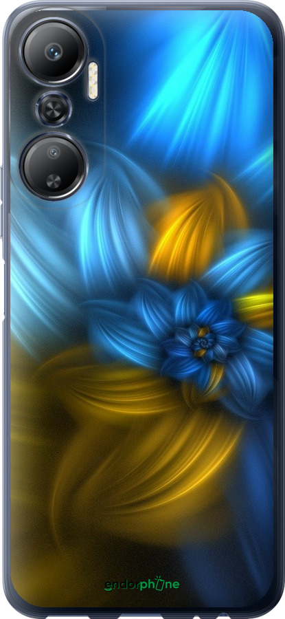 

Силіконовий чохол "Візерунок 46" для Infinix Hot 20, Синій