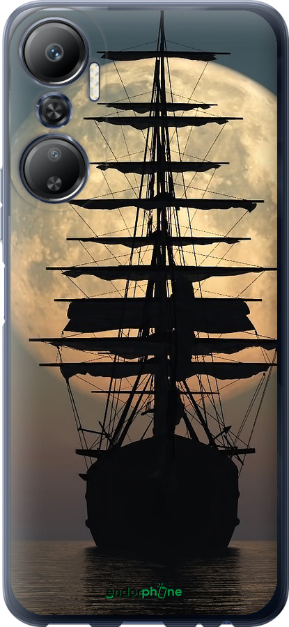 Силиконовый чехол Корабль для Infinix Hot 20 - 5998u-2966 изображение 