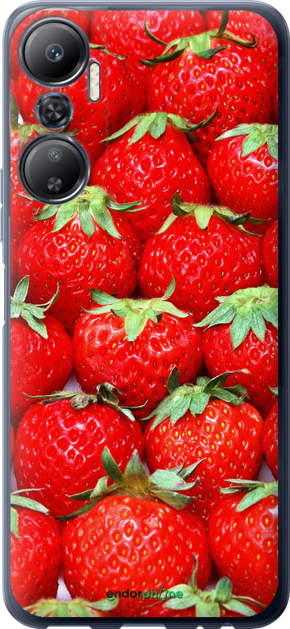 Силіконовий чехол Полуниця для Infinix Hot 20 - 6020u-2966 изображение 