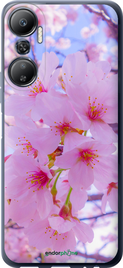 Силиконовый чехол Сакура для Infinix Hot 20 - 6029u-2966 изображение 