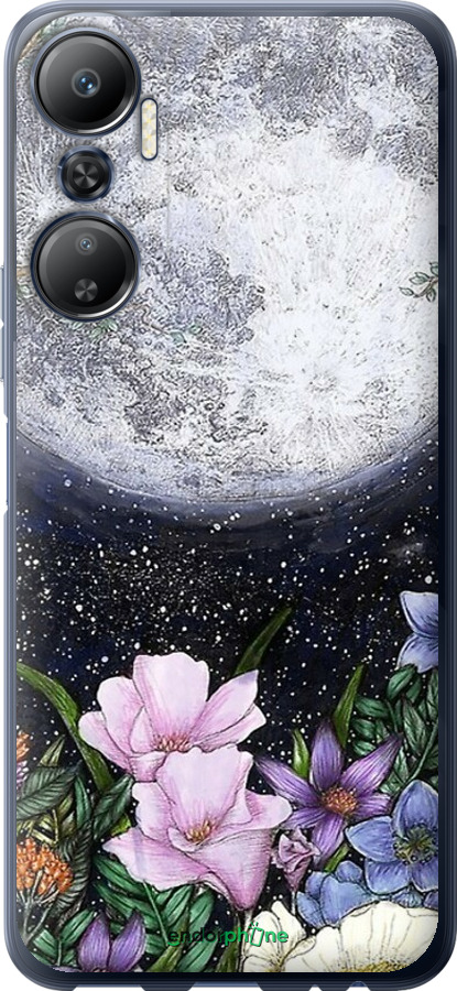 Силиконовый чехол Полночь в саду для Infinix Hot 20 - 6259u-2966 изображение 