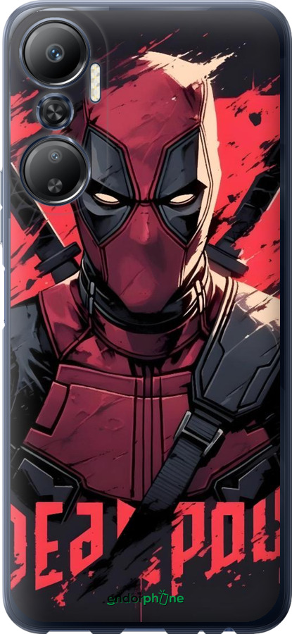Силіконовий чехол Дедпул для Infinix Hot 20 - 6293u-2966 изображение 