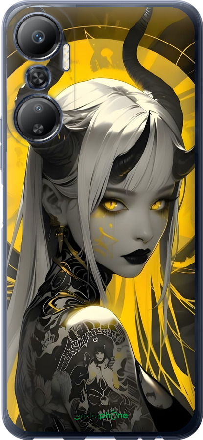 Силіконовий чехол Аніме демон 2 для Infinix Hot 20 - 6309u-2966 изображение 