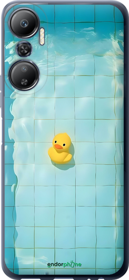 Силиконовый чехол Утенок для Infinix Hot 20 - 6323u-2966 изображение 