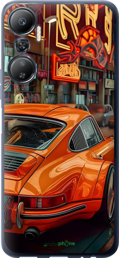 Силиконовый чехол Порше для Infinix Hot 20 - 6334u-2966 изображение 
