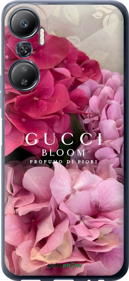 Силиконовый чехол Гучи для Infinix Hot 20 - 6341u-2966 изображение 