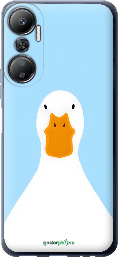 Силіконовий чехол Гусак для Infinix Hot 20 - 6350u-2966 изображение 