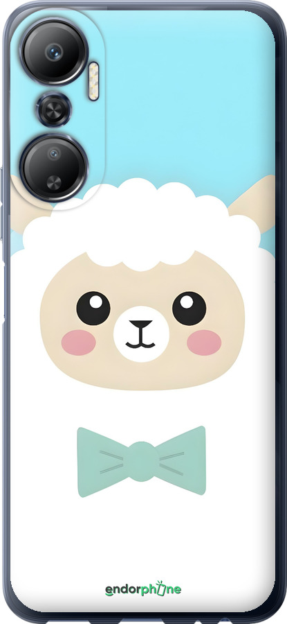 Силиконовый чехол Милый барашек для Infinix Hot 20 - 6355u-2966 изображение 