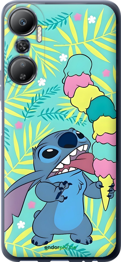 Силиконовый чехол Стич для Infinix Hot 20 - 6361u-2966 изображение 