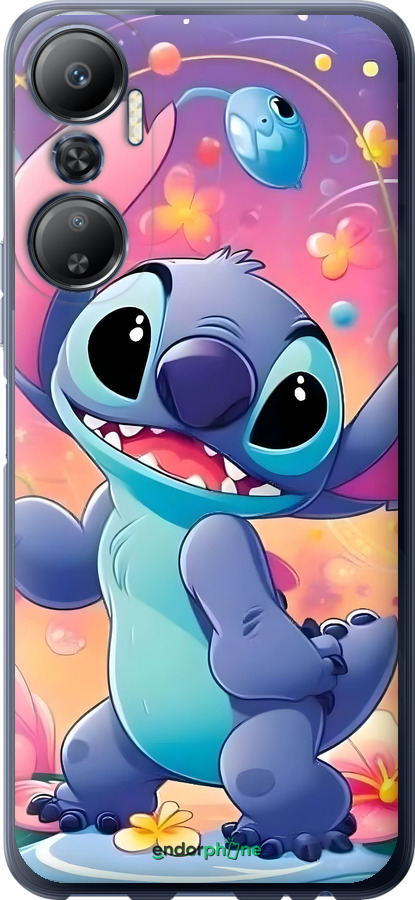 Силиконовый чехол Стич 2 для Infinix Hot 20 - 6371u-2966 изображение 