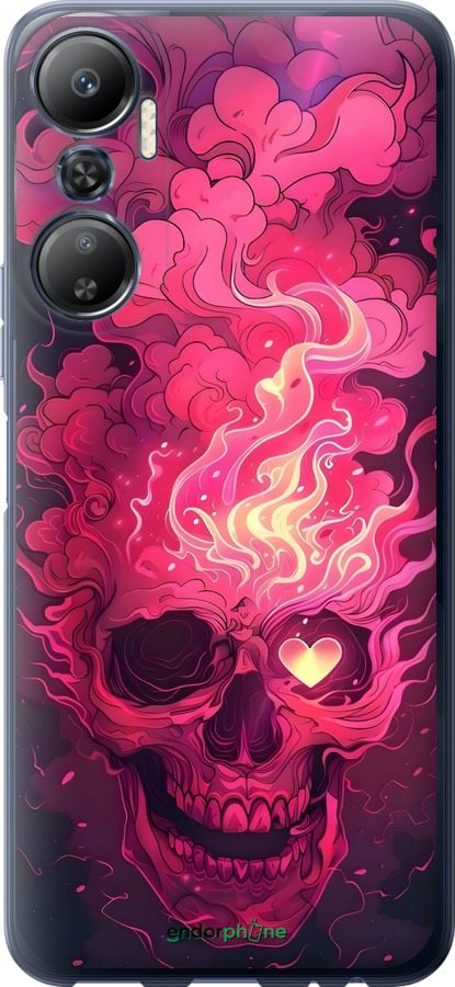 Силиконовый чехол Череп арт для Infinix Hot 20 - 6385u-2966 изображение 