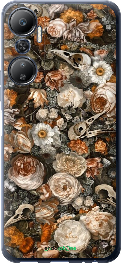 Силиконовый чехол В стиле барокко-мрачный для Infinix Hot 20 - 6404u-2966 изображение 