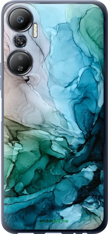 Силиконовый чехол С красочной абстрактной картиной Соленые берега для Infinix Hot 20 - 6405u-2966 изображение 