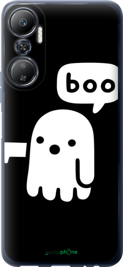 Силиконовый чехол Призрак Неодобрения для Infinix Hot 20 - 6431u-2966 изображение 