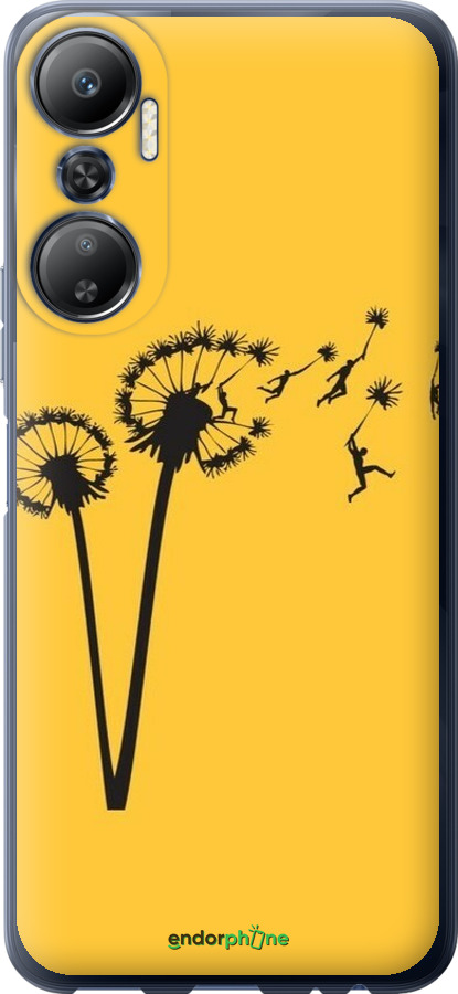 Силіконовий чехол Мінімалізм кульбаби для Infinix Hot 20 - 6449u-2966 изображение 