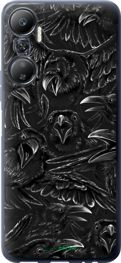 Силіконовий чехол Вороня лють для Infinix Hot 20 - 6474u-2966 изображение 