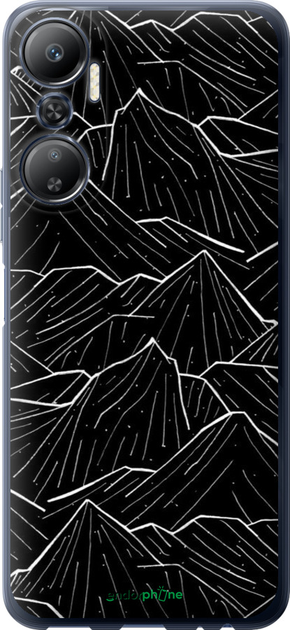 Силіконовий чехол Із зображенням Темних гір для Infinix Hot 20 - 6489u-2966 изображение 