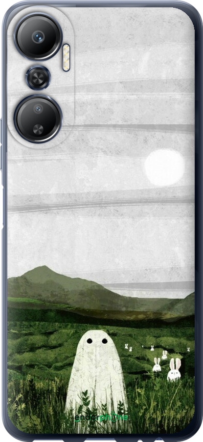 Силиконовый чехол Привидение для Infinix Hot 20 - 6492u-2966 изображение 