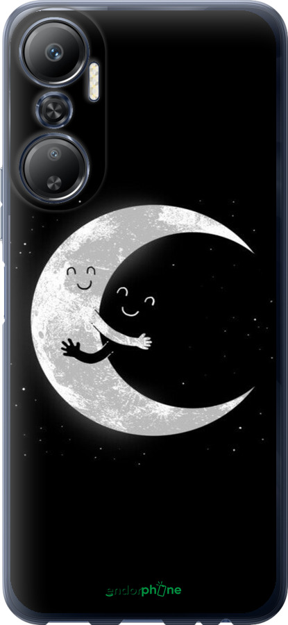 Силиконовый чехол Лунные объятия для Infinix Hot 20 - 6508u-2966 изображение 