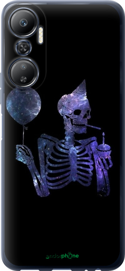 Силиконовый чехол Скелетное искусство для Infinix Hot 20 - 6536u-2966 изображение 