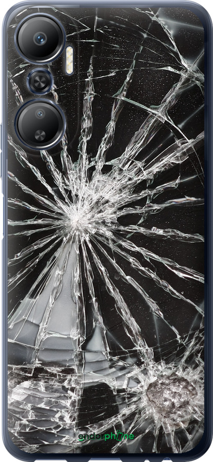 Силиконовый чехол Glass для Infinix Hot 20 - 6608u-2966 изображение 