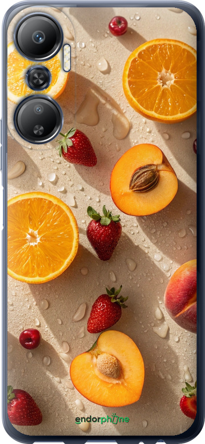 Силіконовий чехол Фрукти 3 для Infinix Hot 20 - 6703u-2966 изображение 