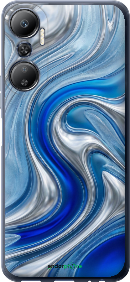 Силіконовий чехол Liquid Chrome для Infinix Hot 20 - 6781u-2966 изображение 
