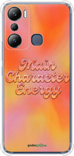 Силіконовий протиударний с посиленими кутами чехол Aura Gradient Main Character Energy Aesthetic Y2K для Infinix Hot 20i - 6783sp-2964 изображение 