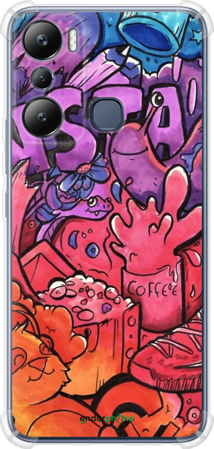 Силикон с усиленными углами чехол № 5391 для Infinix Hot 20i - 5391sp-2964 изображение 