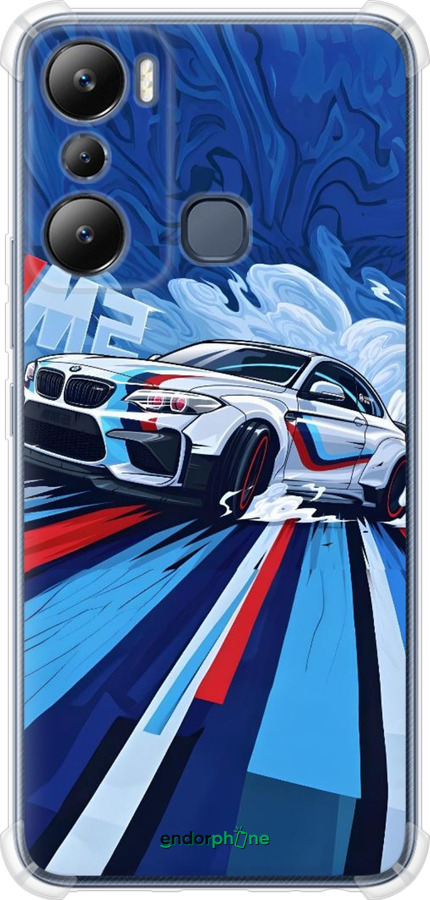 Силіконовий протиударний с посиленими кутами чехол БМВ для Infinix Hot 20i - 6292sp-2964 изображение 