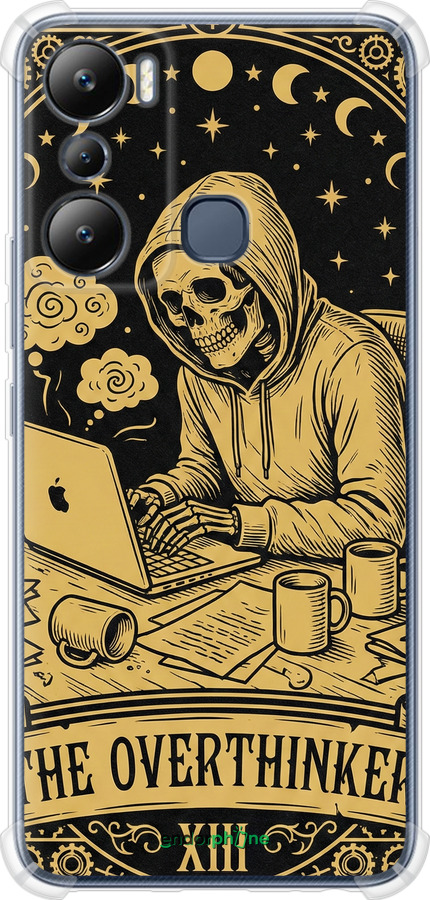 Силикон с усиленными углами чехол The Overthinker для Infinix Hot 20i - 6774sp-2964 изображение 