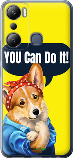 Силиконовый чехол чехол с корги You Can Do It для Infinix Hot 20i - 6184u-2964 изображение 