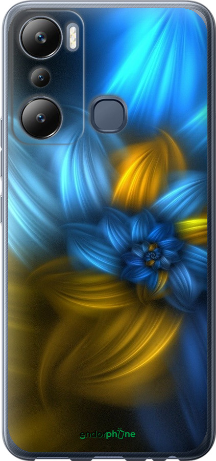 

Силіконовий чохол "Візерунок 46" для Infinix Hot 20i, Синій