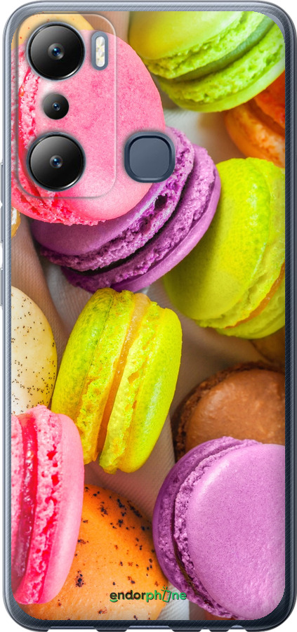 

Silikon Hülle Makronen" für Infinix Hot 20i", Gelb