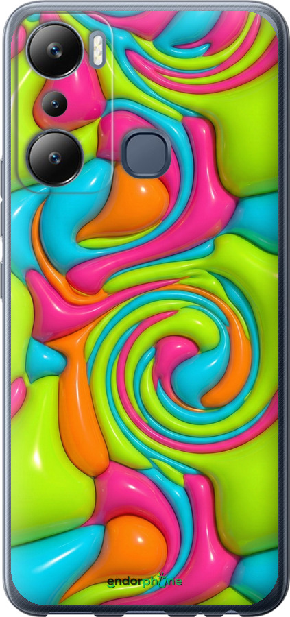Силиконовый чехол Y2K Jelly Dream для Infinix Hot 20i - 6780u-2964 изображение 