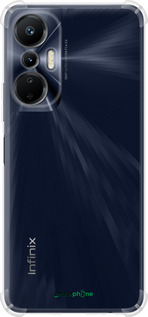 Силикон с усиленными углами чехол 'Прозрачный' для Infinix Hot 20s изображение 8