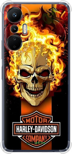 Силикон с усиленными углами чехол Харлей девидсон для Infinix Hot 20s - 6370sp-2965 изображение 