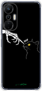 Силіконовий протиударний с посиленими кутами чехол Кішка для Infinix Hot 20s - 6505sp-2965 изображение 