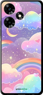 TPU чехол Хмари та веселка для Infinix Hot 30 - 6312b-3046 изображение 