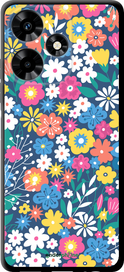 TPU чехол Цветочный фон v4 для Infinix Hot 30 - 5494b-3046 изображение 