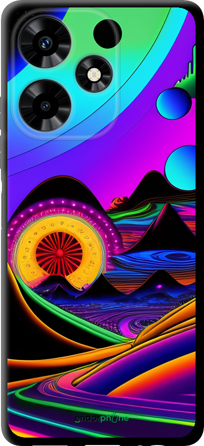 TPU чехол Абстракция v3 для Infinix Hot 30 - 5620b-3046 изображение 