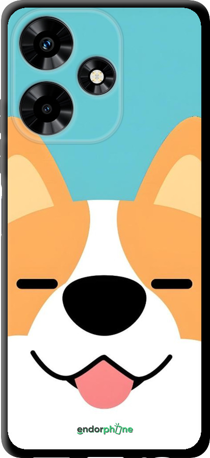 TPU чехол Корги для Infinix Hot 30 - 6280b-3046 изображение 